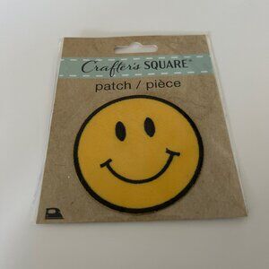 Smiley Face Iron On Patch New